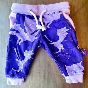 Princess Awesome // Boy Wonder Purple Dragon Pant
